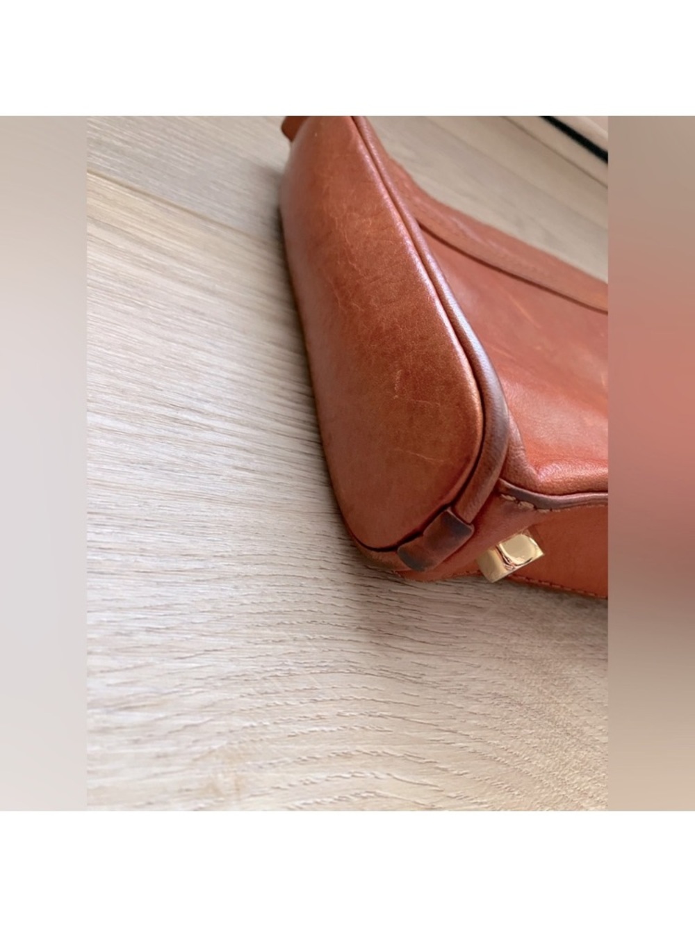 Rebecca Minkoff Mini MAC Convertible Crossbody Bag | Tan Leather - Picture 10 of 14